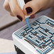 Illustration for article titled Customizable Pixel Stamp Lets You Painstakingly Punch Out Any Design